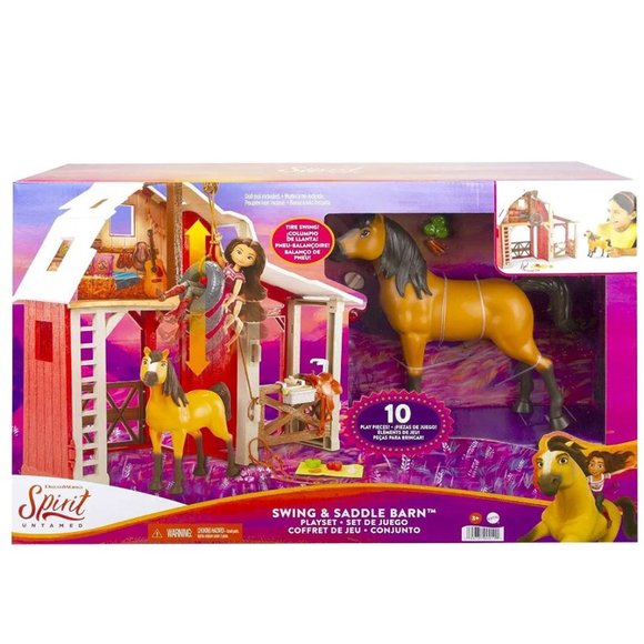 Toys | Spirit Untamed Barn Playset With Spirit Horse Barn 3 Play Areas ...